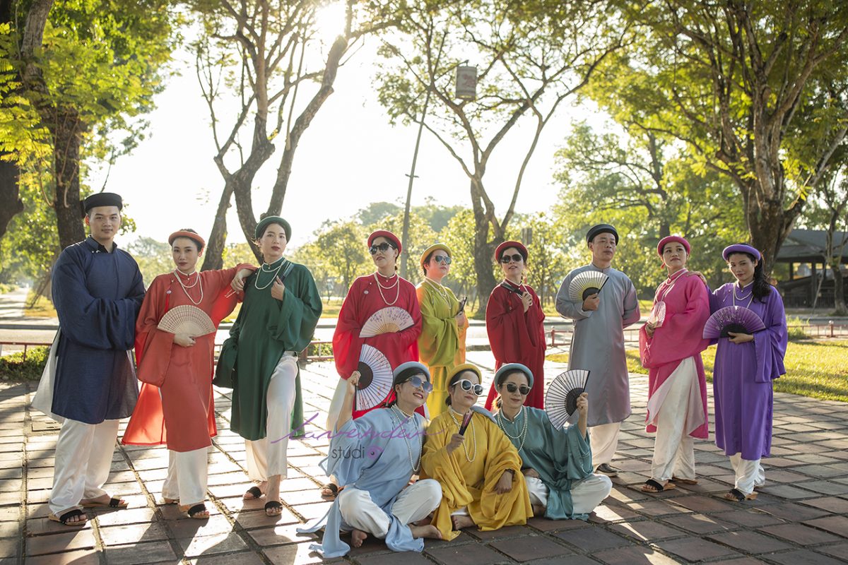 Chụp ảnh áo dài cổ phục đẹp ở Huế