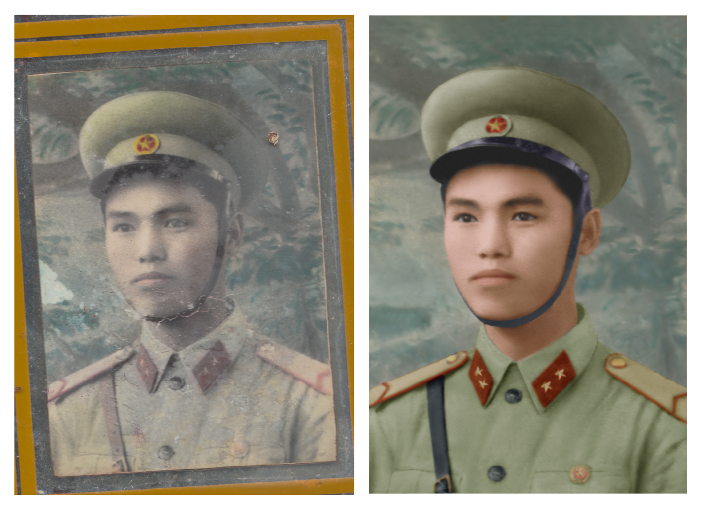 Làm rõ nét ảnh cũ bị vỡ hạt (2) Làm rõ nét ảnh cũ bị vỡ hạt (2)