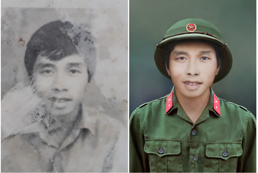 Làm rõ nét ảnh cũ bị vỡ hạt (3) Làm rõ nét ảnh cũ bị vỡ hạt (3)
